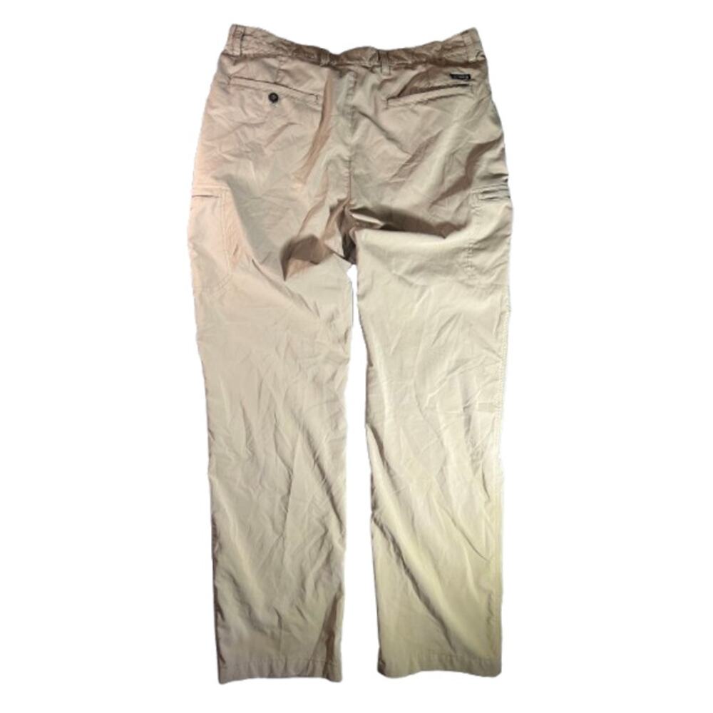 Chaps khaki cargo pants straight-leg mens 36/34